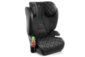 EZIO FOTELIK SAMOCHODOWY EKOSKÓRA PODSTAWKA 2w1 I SIZE 100-150 CM R129