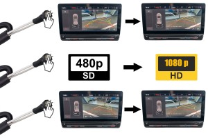 OPEL VIVARO C / OPEL ZAFIRA LIFE 2019+ KAMERA COFANIA MONTOWANA W MIEJSCE ŚWIATŁA STOPU