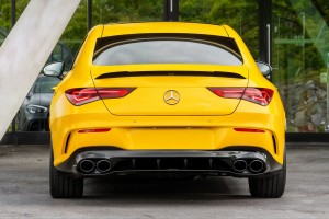 MERCEDES CLA C118 W118 2019-2023 PRZED FACELIFTINGIEM DYFUZOR TYLNY ZESTAW STYLIZUJĄCY NA AMG CLA45