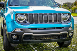 JEEP RENEGADE I BU 2015-2022 TRAILHAWK GRILL ZDERZAKA ATRAPA CHŁODNICY KRATKA PLASTER MIODU 5XB46LXHAA