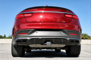 MERCEDES GLE COUPE C292 2015-2019 DYFUZOR TYLNY POD PDC ZESTAW STYLIZUJĄCY NA AMG GLE63 COUPE