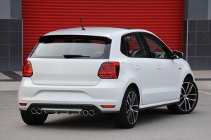 VOLKSWAGEN POLO MK5 V 6R 2014-2017 PO FACELIFTINGU DYFUZOR DOKŁADKA ZDERZAKA TYLNEGO