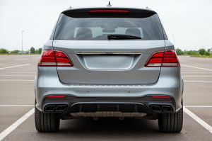 MERCEDES GLE W166 2015-2019 DYFUZOR TYLNY ZESTAW STYLIZUJĄCY NA AMG GLE63