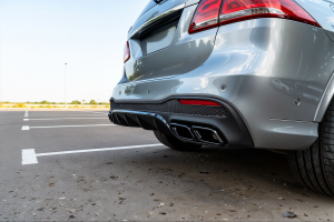 MERCEDES GLE W166 2015-2019 DYFUZOR TYLNY ZESTAW STYLIZUJĄCY NA AMG GLE63