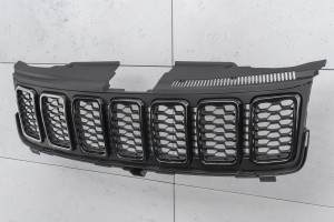 JEEP GRAND CHEROKEE IV WK2 2017-2021 PO DRUGIM FACELIFTINGU GRILL PRZEDNI CZARNY 68258419AC 68317863AA