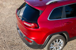 JEEP CHEROKEE V KL 2014-2018 PRZED FACELIFTINGIEM LISTWA NA ZDERZAK TYŁ