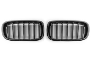 BMW X5 F15 2013-2018 GRILL PRZEDNI ATRAPA CHŁODNICY NERKI CZARNY POŁYSK 51712334710 / 51712334708