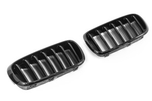 BMW X5 F15 2013-2018 GRILL PRZEDNI ATRAPA CHŁODNICY NERKI CZARNY POŁYSK 51712334710 / 51712334708