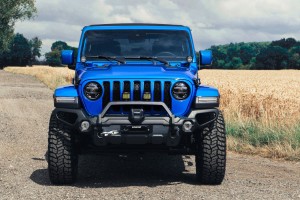 JEEP WRANGLER JL 2018+ LEWA KRATKA HALOGENU ZAŚLEPKA DO ZDERZAKA HUNTER