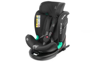 FOTELIK SAMOCHODOWY OBROTOWY LEONARDO 360° CZARNY 40-150 CM i-Size R129 + ISOFIX