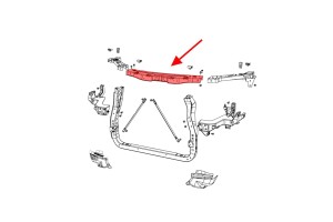 JEEP GRAND CHEROKEE WK2 2010-2020 PAS PRZEDNI BELKA ŚRODKOWA 5156109AB