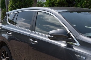TOYOTA RAV4 2013-2019 STALOWE GÓRNE LISTWY SZYB