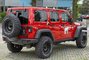 JEEP WRANGLER JK 2007-2018 KOŃCÓWKI ZDERZAKA TYŁ MODEL CALIFORNIA