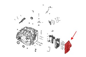 FIAT 500X 2014-2024 OBUDOWA MISKI OLEJOWEJ KOMPLET + ŚRUBY 4752951AA