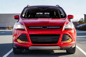 FORD ESCAPE MK3 III 2013-2016 PRZED FACELIFTINGIEM DOKŁADKA PRZEDNIEGO ZDERZAKA SREBRNA CV4417F771AB