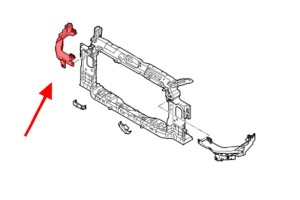 HYUNDAI ELANTRA V MD 2010-2013 PRZED FACELIFTINGIEM WSPORNIK PRZEDNIEGO PASA PRAWY 641663X000