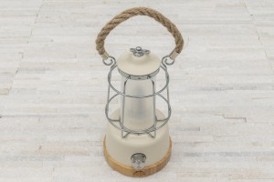 LAMPA LED VINTAGE CREAM ZE SZNUREM