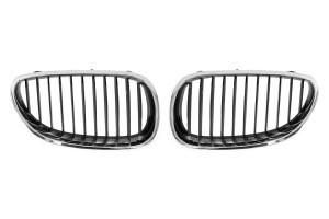 BMW SERIA 5 E60 E61 2003-2010 GRILL ATRAPA CHŁODNICY NERKI CHROMOWANE 51137027062 / 5113702706