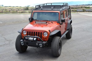 JEEP WRANGLER JK 2007-2018 4 DRZWI BAGAŻNIK DACHOWY Z KOSZEM