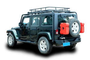 JEEP WRANGLER JK 2007-2018 4 DRZWI BAGAŻNIK DACHOWY Z KOSZEM