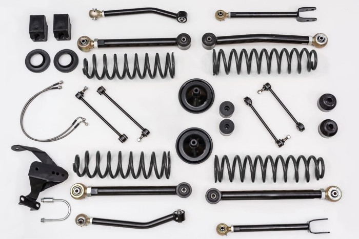 JEEP WRANGLER JK/JKU 2007-2018 ZESTAW PODNOSZĄCY ZAWIESZENIE 3"-5"