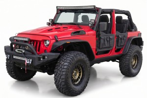 JEEP WRANGLER JK 2007-2018 4D OCHRONNE STALOWE LISTWY PODPROGOWE