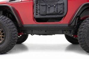 JEEP WRANGLER JK 2007-2018 2D OCHRONNE STALOWE LISTWY PODPROGOWE