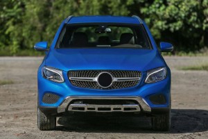 MERCEDES GLC X253 2015-2019 PRZED LIFTINGIEM GRILL DIAMOND Z KAMERĄ SREBRNY