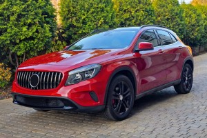 MERCEDES GLA X156 2013-2017 PRZED FACELIFTINGIEM GRILL GT PANAMERICANA SREBRNY