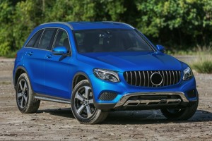 MERCEDES GLC X253 2015-2019 PRZED FACELIFTINGIEM GRILL GT SREBRNY Z KAMERĄ