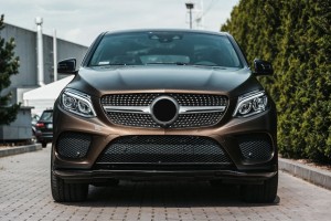 MERCEDES GLE COUPE C292 2015-2019 Z KAMERĄ GRILL DIAMOND SREBRNY