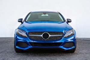 MERCEDES C-CLASS W205 2014-2018 PRZED FACELIFTINGIEM GRILL DIAMOND SREBRNY
