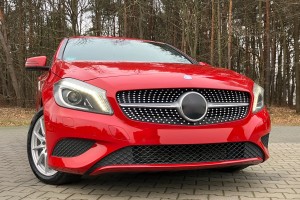 MERCEDES A-CLASS W176 2012-2015 GRILL DIAMOND SREBRNY