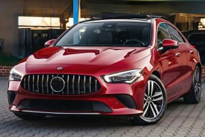 MERCEDES CLA C118 X118 2019-2025 PDC x2 GRILL GT PANAMERICANA SREBRNY