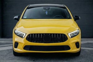 MERCEDES A-CLASS W177 2018-2023 PRZED FACELIFTINGIEM GRILL GT PANAMERICANA CZARNY Z PDC