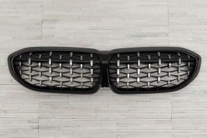 BMW SERIA 3 G20 2018-2022 PRZED FACELIFTINGIEM TUNINGOWY GRILL PRZEDNI DIAMOND CZARNY ATRAPA NERKI