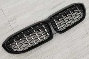 BMW SERIA 3 G20 2018-2022 PRZED FACELIFTINGIEM TUNINGOWY GRILL PRZEDNI DIAMOND CZARNY ATRAPA NERKI
