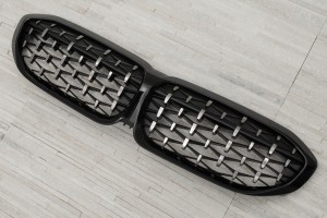 BMW SERIA 3 G20 2018-2022 PRZED FACELIFTINGIEM TUNINGOWY GRILL PRZEDNI DIAMOND CZARNY ATRAPA NERKI