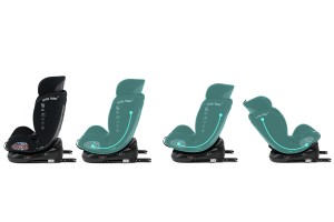 FOTELIK SAMOCHODOWY OBROTOWY ALEXANDER 360° CZARNY 40-150 CM i-Size R129 + ISOFIX