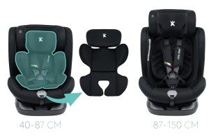 FOTELIK SAMOCHODOWY OBROTOWY ALEXANDER 360° CZARNY 40-150 CM i-Size R129 + ISOFIX