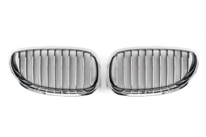 BMW SERIA 5 E60 E61 2003-2010 GRILL ATRAPA CHŁODNICY NERKI CHROMOWANE 51137027062 / 51137027061