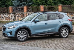 MAZDA CX-5 I KE 2012-2017 RELINGI DACHOWE CZARNE BEZ WIERCENIA  00008LR01 