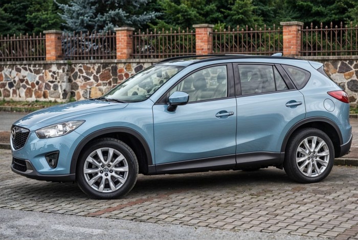 MAZDA CX-5 I KE 2012-2017 RELINGI DACHOWE CZARNE BEZ WIERCENIA 00008LR01