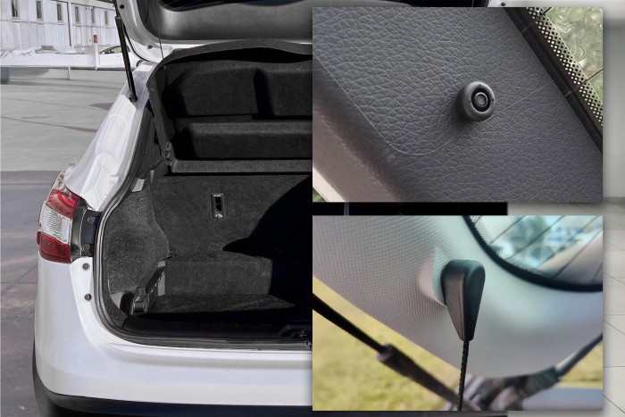 NISSAN MOCOWANIE TYLNEJ PÓŁKI SPINKA KLIPS KOŁEK KOMPLET 2 SZTUKI