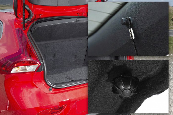 VOLKSWAGEN MOCOWANIE TYLNEJ PÓŁKI LINKA SZNUREK KOMPLET 2 SZTUKI