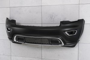 JEEP GRAND CHEROKEE IV WK2 2017-2021 PO DRUGIM FACELIFTINGU KOMPLETNY ZDERZAK PRZEDNI BEZ PDC BEZ SPRYSKIWACZY 6EB83TZZAA
