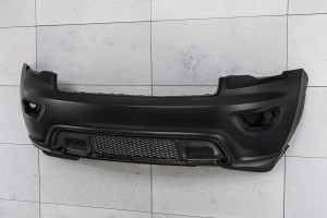 JEEP GRAND CHEROKEE IV WK2 2017-2021 PO DRUGIM FACELIFTINGU KOMPLETNY ZDERZAK PRZEDNI BEZ PDC BEZ SPRYSKIWACZY 6EB83TZZAA