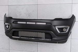 JEEP COMPASS II MP 2017-2020 PRZED FACELIFTINGIEM KOMPLETNY ZDERZAK PRZEDNI 68351154AA