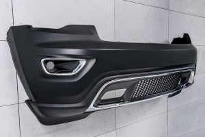 JEEP GRAND CHEROKEE IV WK2 2017-2021 DRUGI FACELIFTING KOMPLETNY ZDERZAK PRZEDNI 6EB83TZZAA