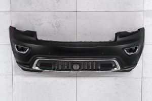 JEEP GRAND CHEROKEE IV WK2 2017-2021 PO DRUGIM FACELIFTINGU KOMPLETNY ZDERZAK PRZEDNI Z PDC BEZ SPRYSKIWACZY 68333498AA
